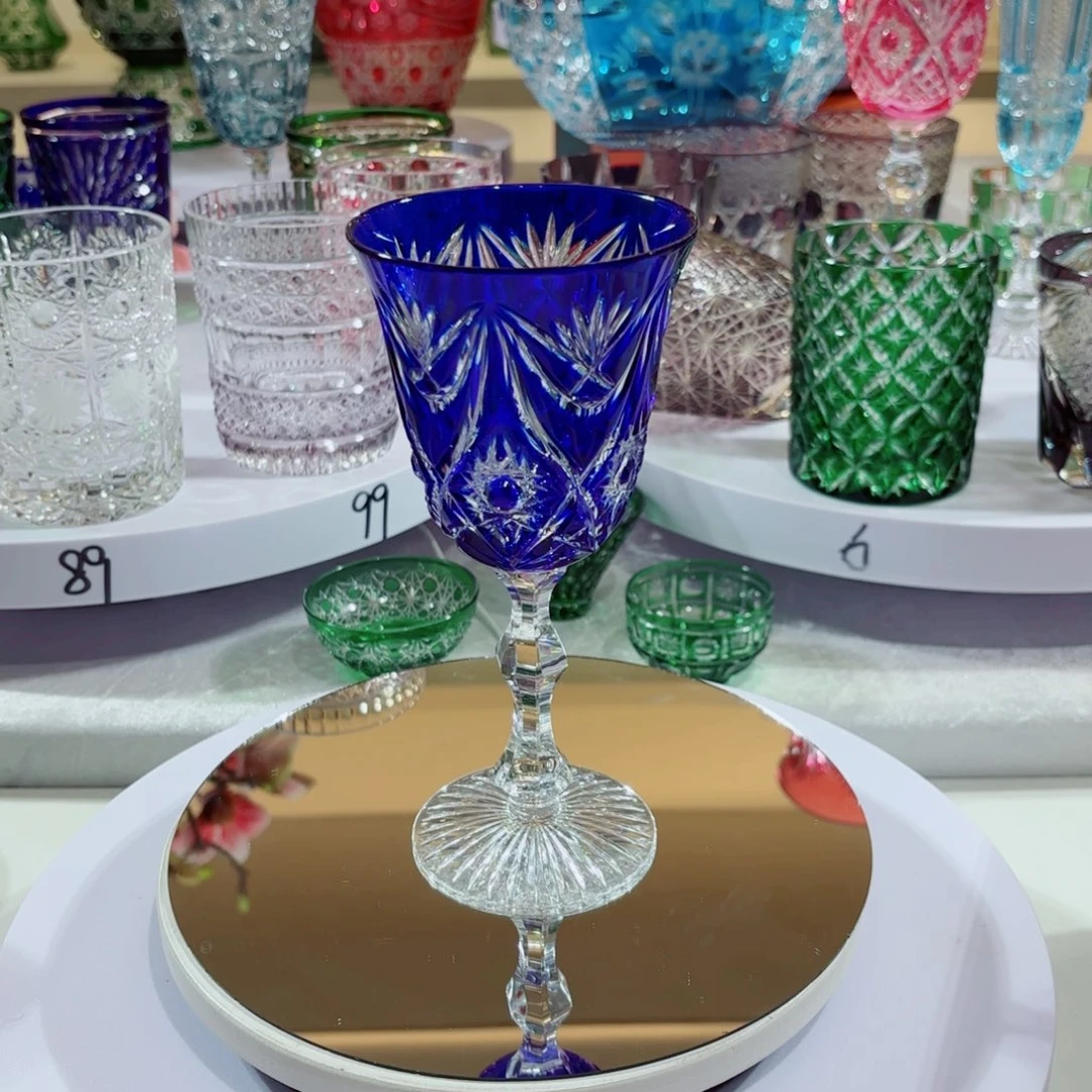 水晶玻璃手柄款-红酒杯