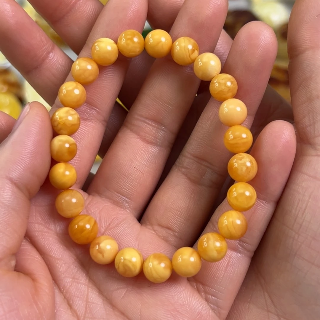 蜜蜡裸石未镶嵌蜜蜡