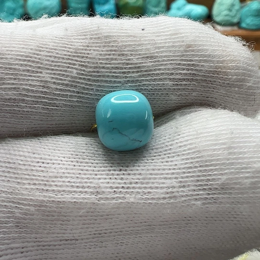 绿松石老型珠 未镶嵌