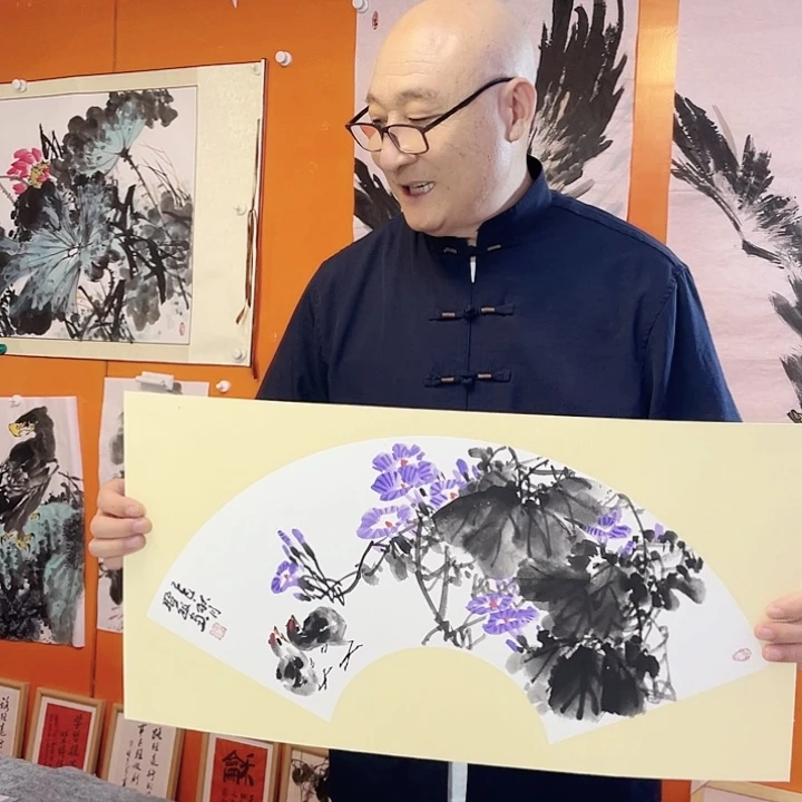 国画张圣敏先生纯手绘作品