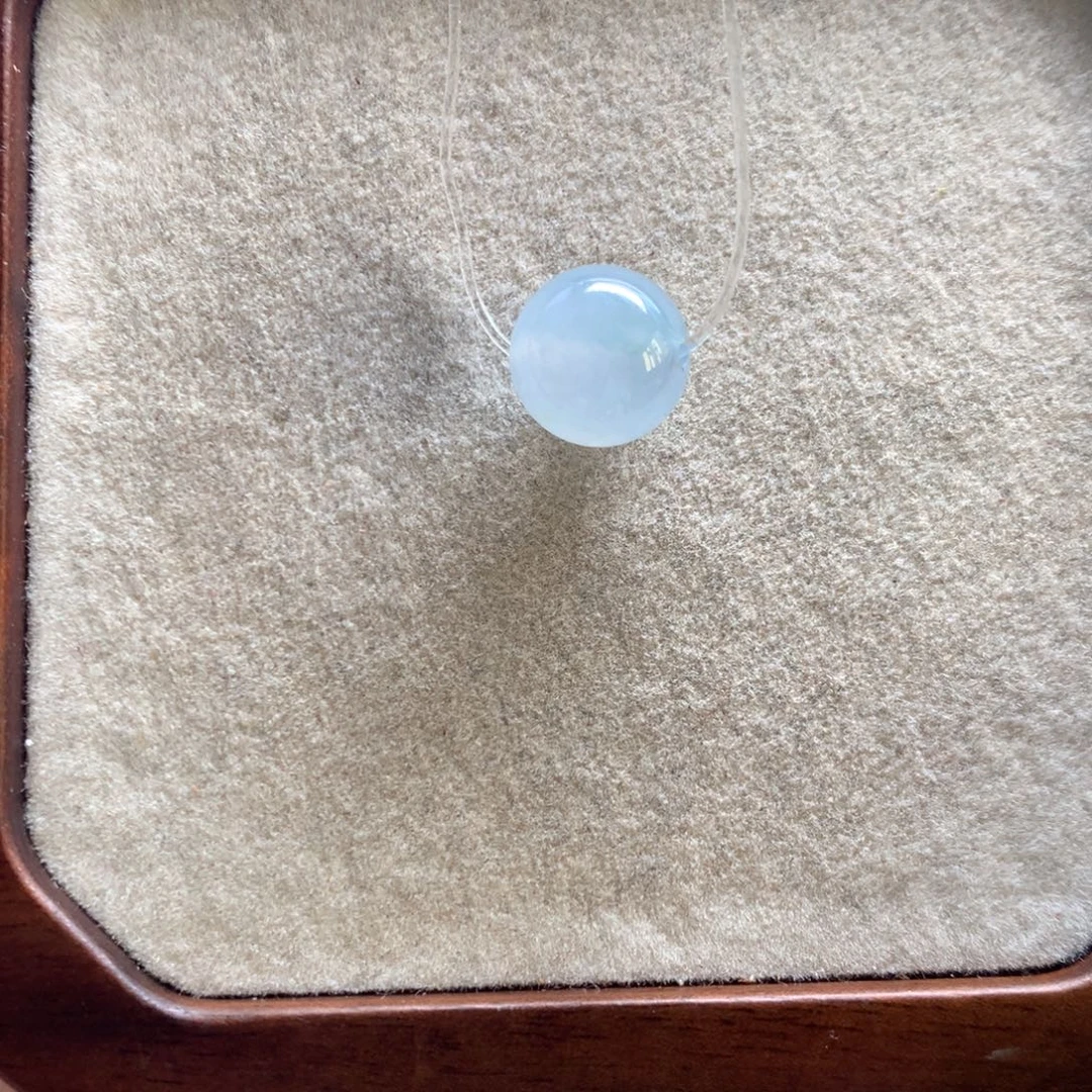 未镶嵌手链翡翠蓝紫底飘绿11.4mm