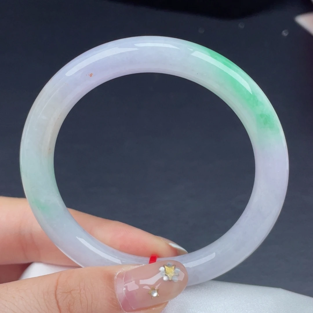 翡翠手镯未镶嵌54圆条