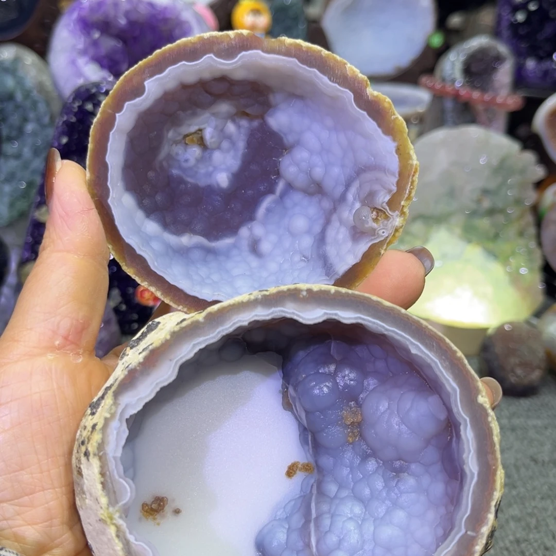 紫晶摆件未镶嵌水晶