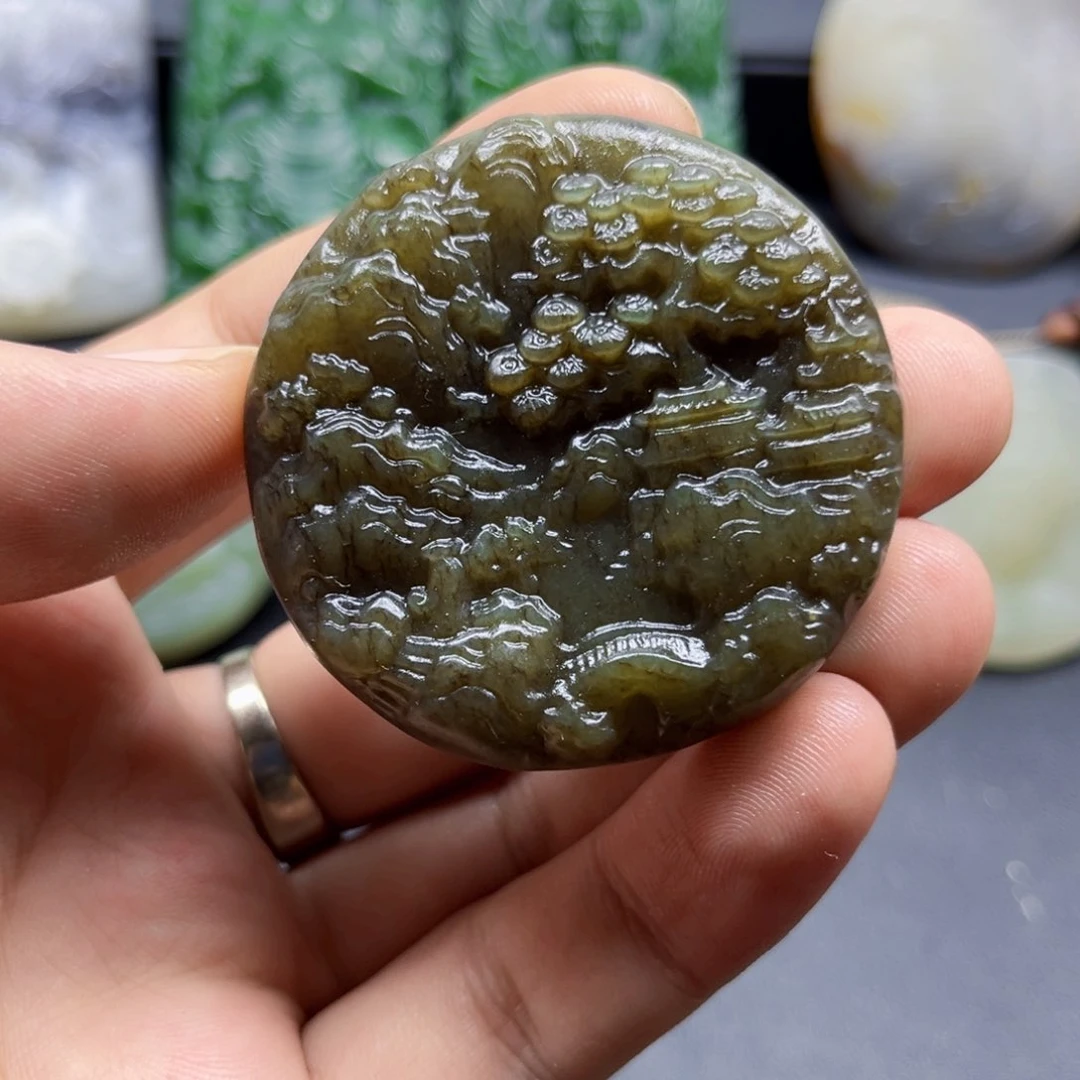 和田玉未镶嵌颈饰和田玉