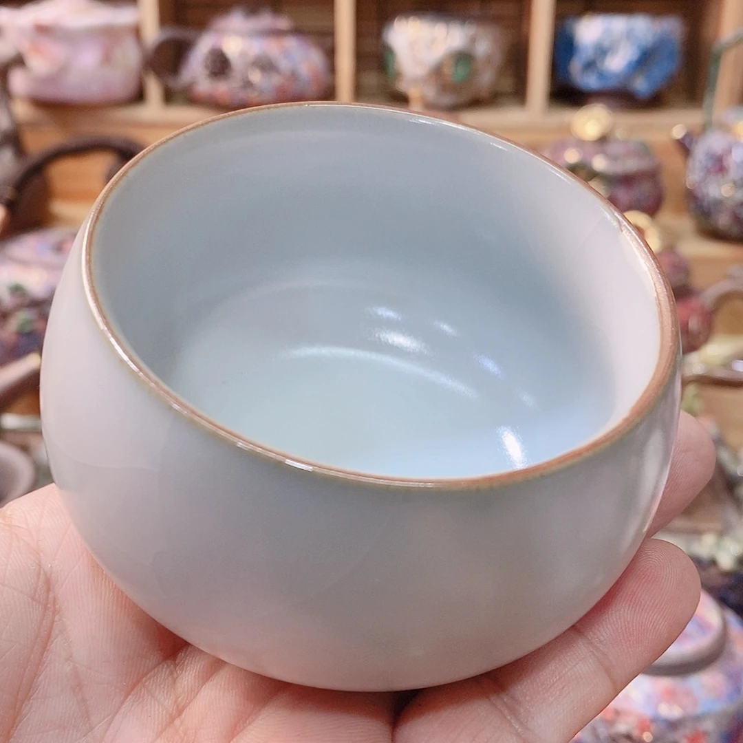 粗陶志野柴烧茶器