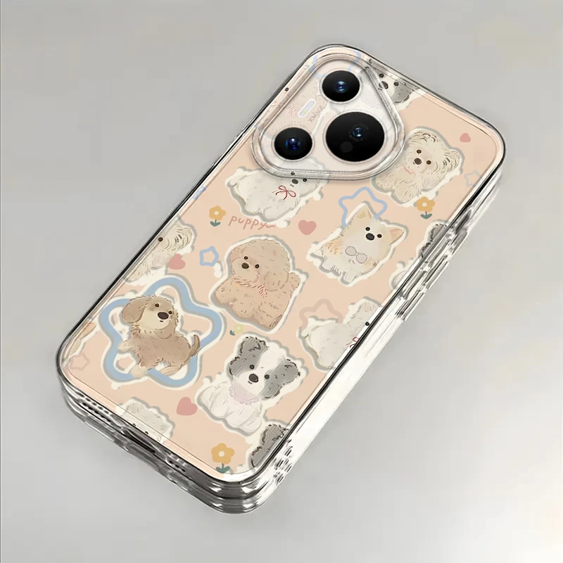 可爱狗狗适用华为Pura70手机壳Pura70Pro防摔+plus全包硅胶卡通