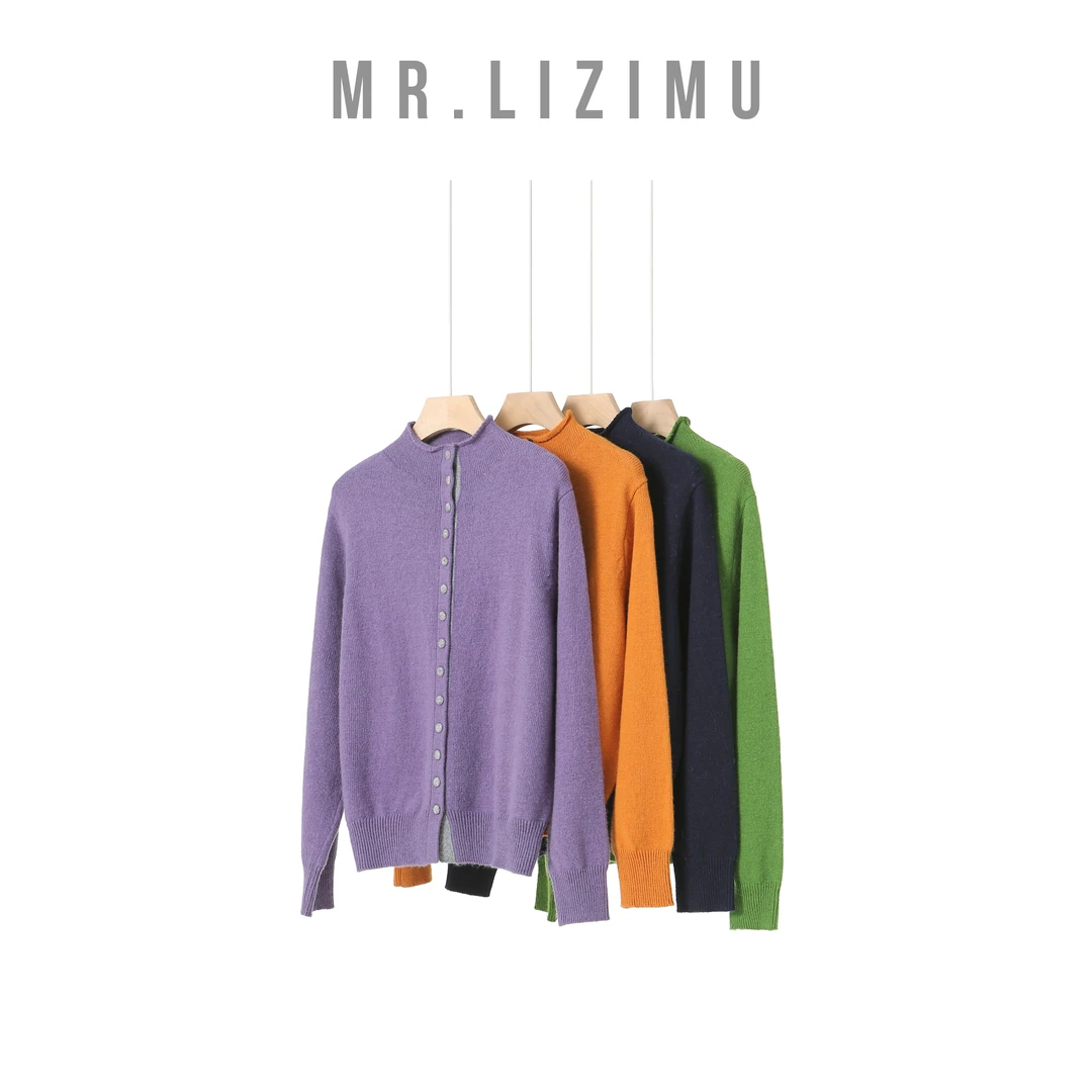 李子木先生毛衣女秋冬针织衫简约百搭毛衣女款爆款2025新款洋气