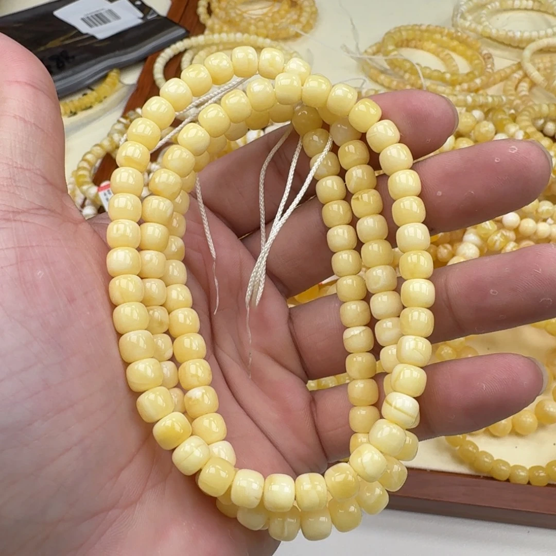 手链琥珀未镶嵌蜜蜡手串
