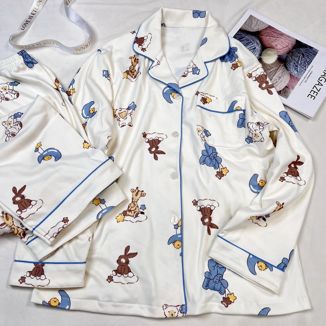 新款睡衣2025年德绒两件套冬季宽松舒适家居服时尚休闲可出门款