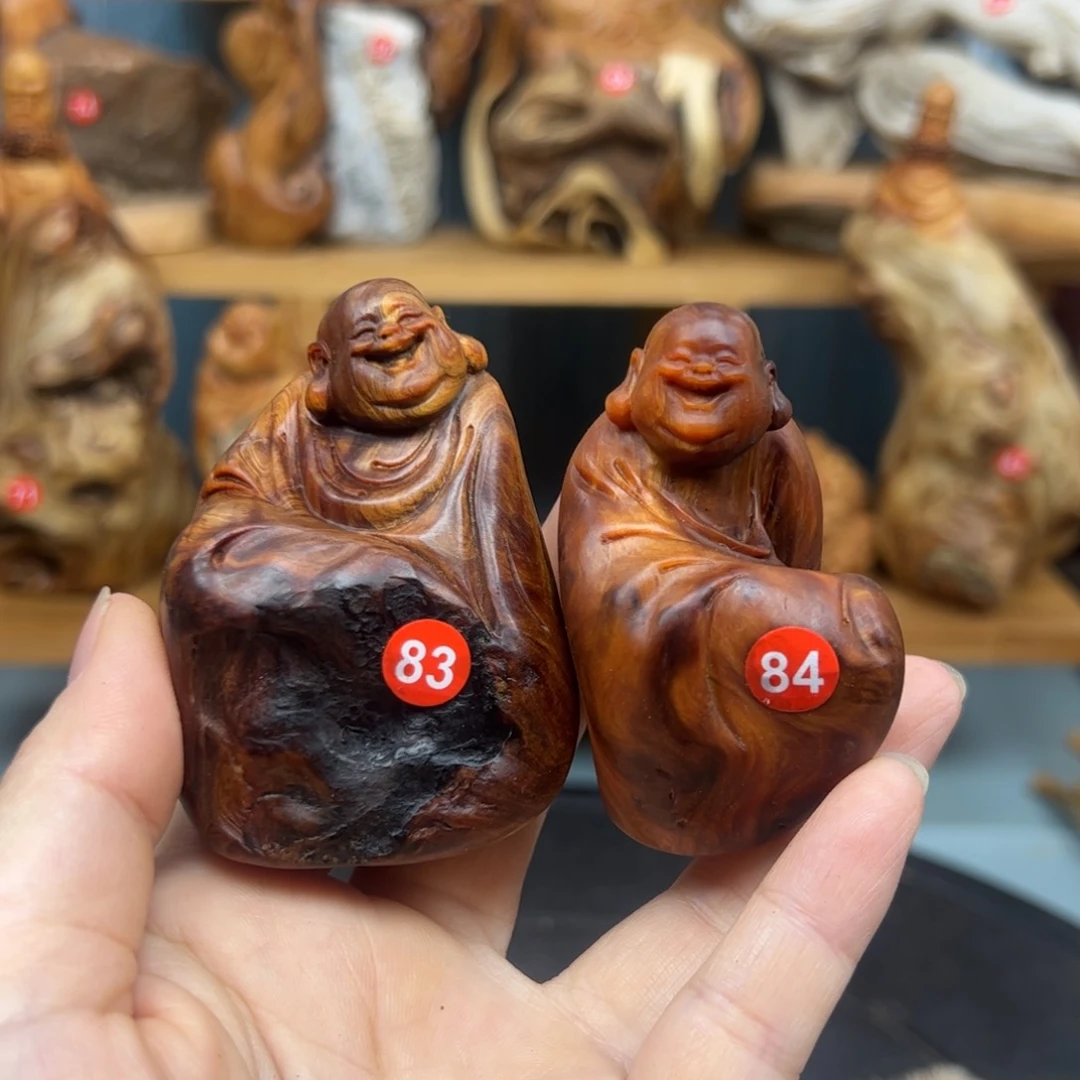 木崖柏木摆件手把件