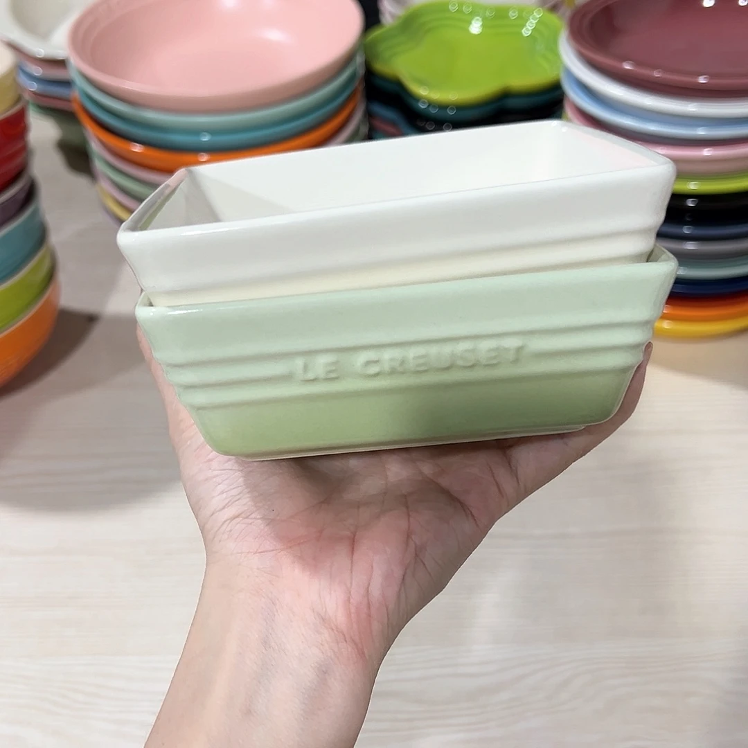 陶瓷  +++四方晚  抹茶绿   奶白