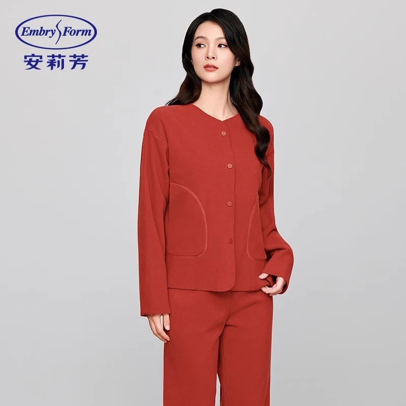 【宋轶同款·绒暖系】安莉芳秋冬睡衣防寒可外穿家居服女睡衣ELW0522