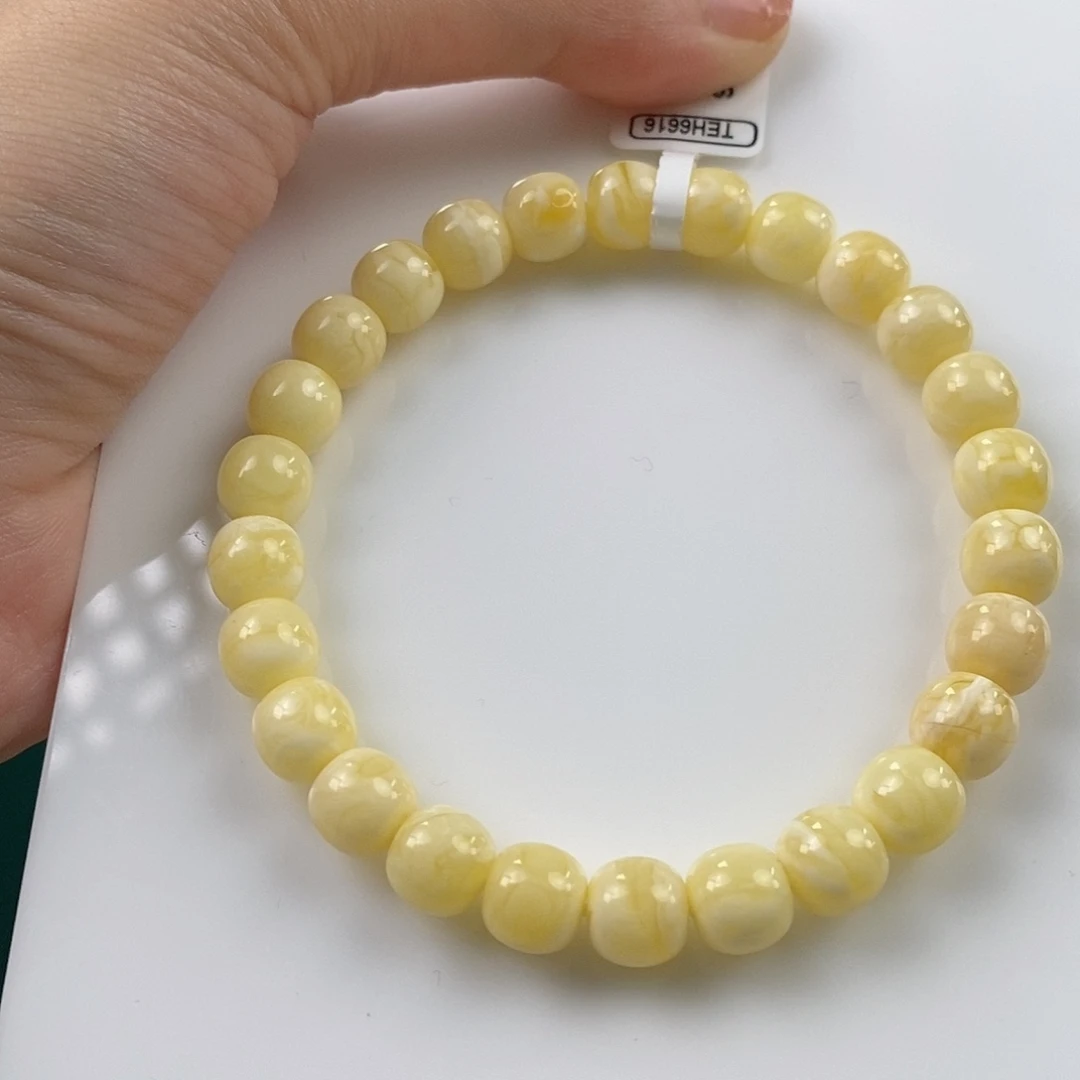 蜜蜡未镶嵌手链11234445