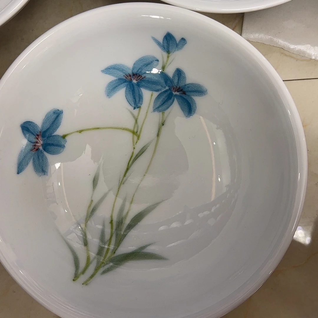 瓷片景德镇陶瓷手工手绘制作