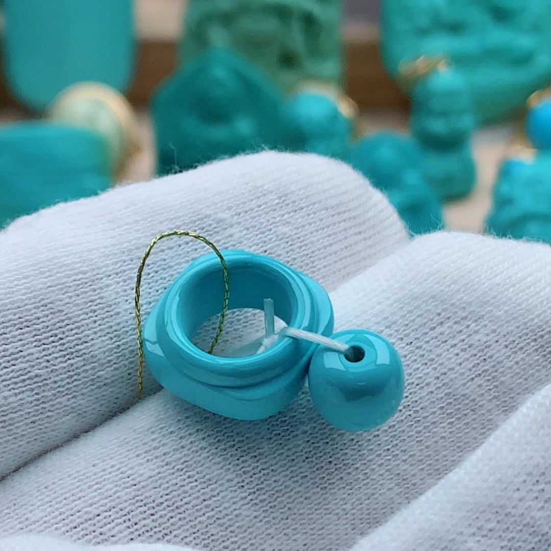 未镶嵌绿松石跑环