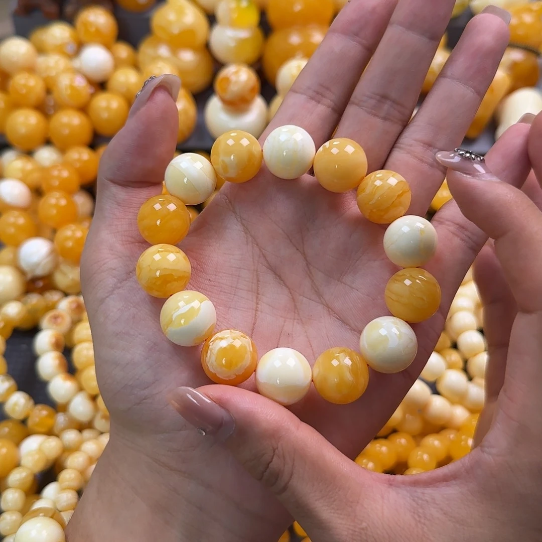 蜜蜡未镶嵌珠宝奇石16mm