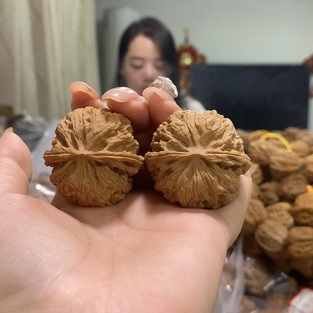 把件文玩核桃38球苹果园