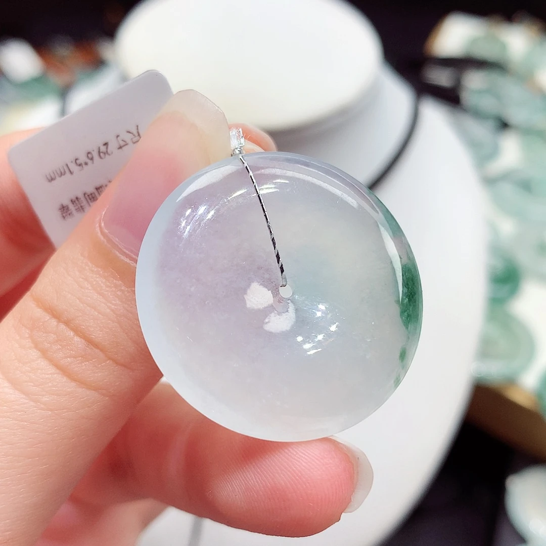 颈饰未镶嵌翡翠翡翠104，29.6/5.1