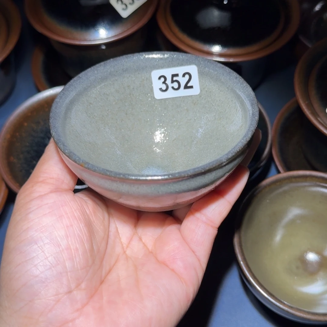 濤***哥小雨茶盏，手工柴烧