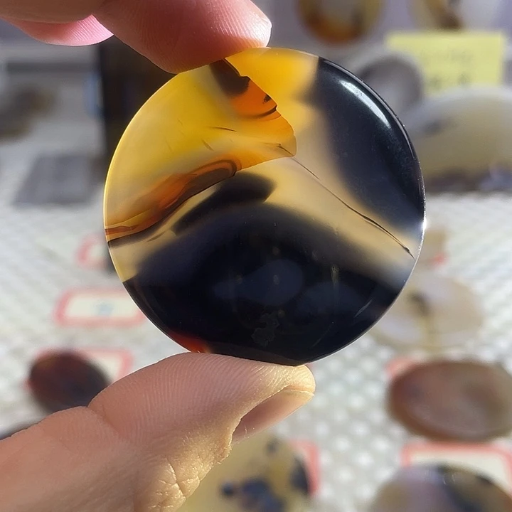 玛瑙/玉髓合金颈饰