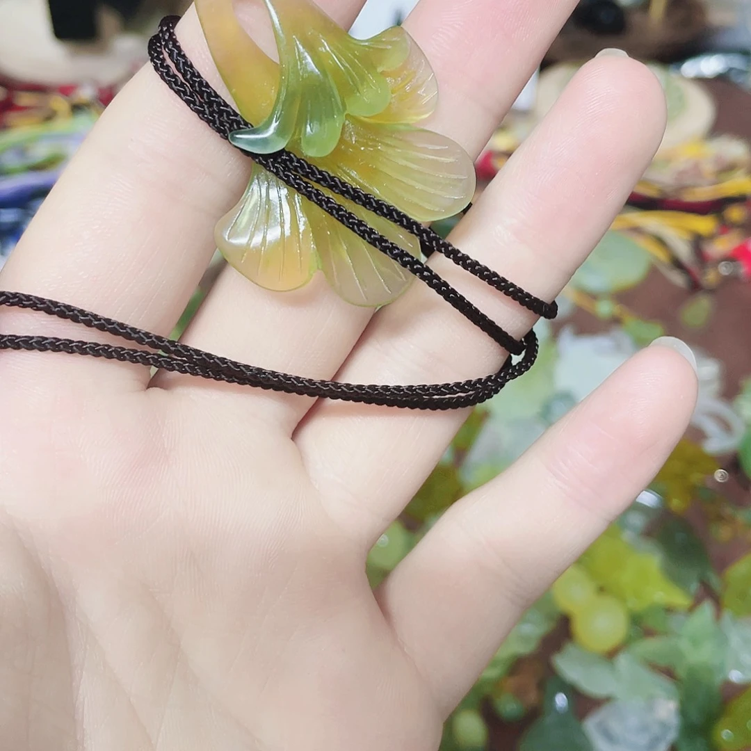 蛇纹石玉未镶嵌吊坠(不含链)