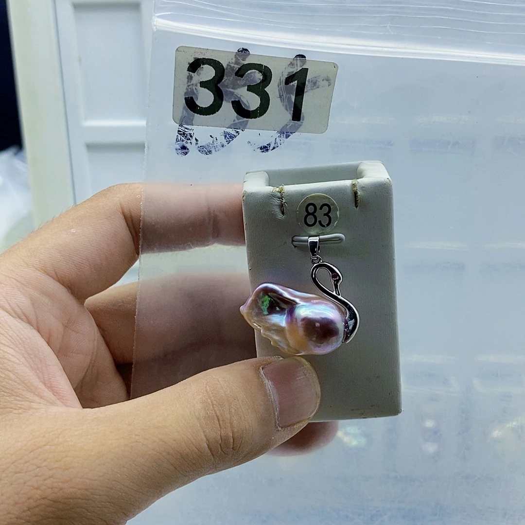 颈饰合金淡水珍珠