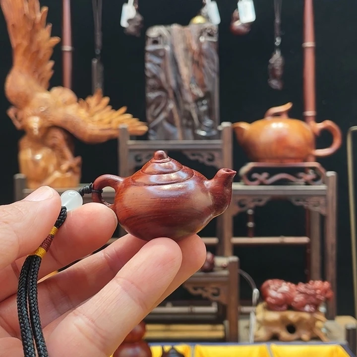 檀香紫檀（小叶紫檀）壶