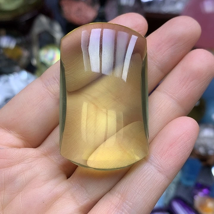 黄晶珠宝半成品未镶嵌