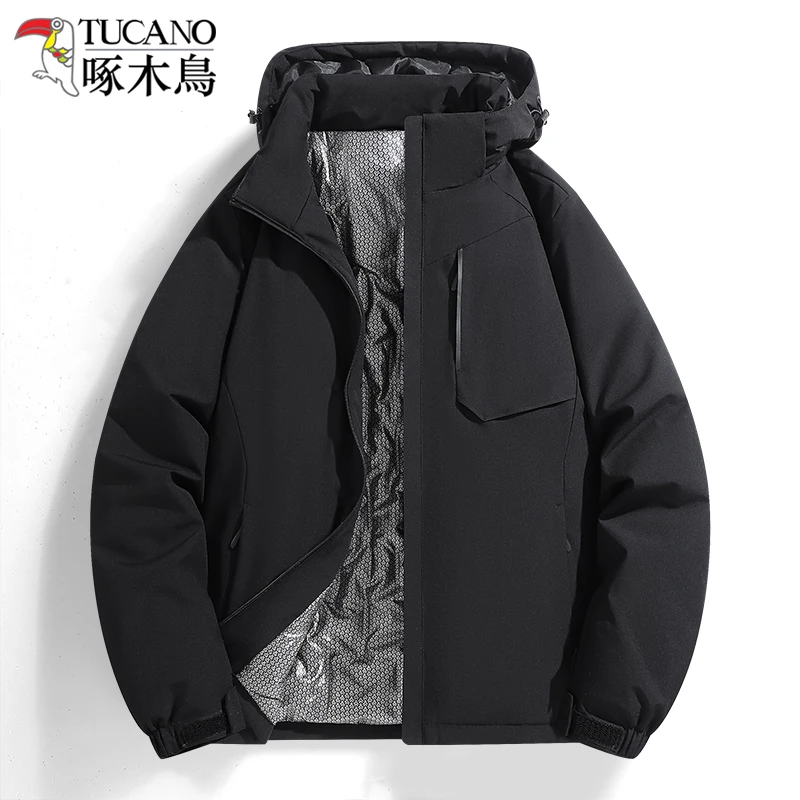 TUCANO/啄木鳥新款保暖棉服男士冬季石墨烯棉衣防风防寒登山棉袄