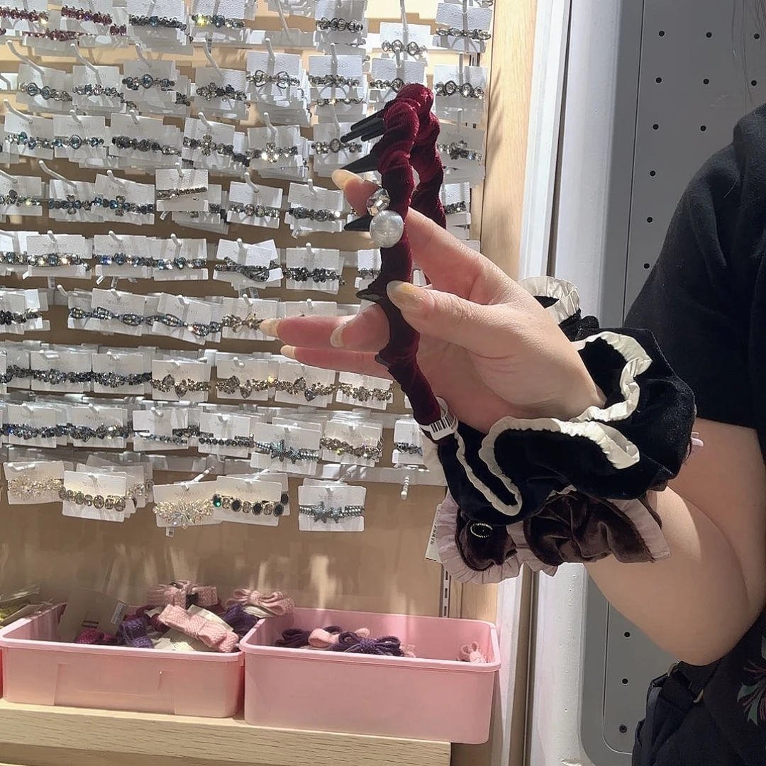 皮质非金属丝绒发箍