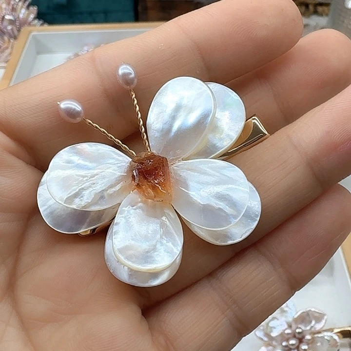 未镶嵌发饰淡水珍珠