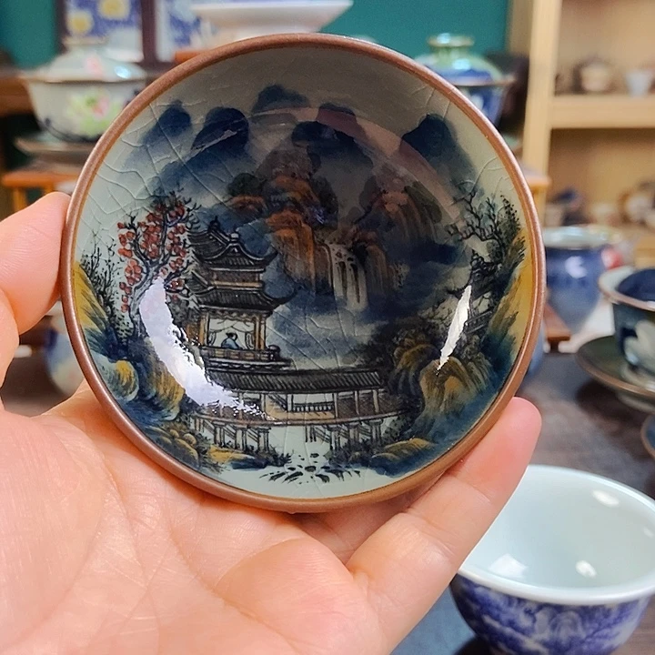 瓷片手工制作工艺精湛等