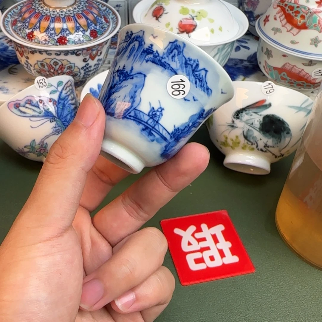 彦祖纯手工手绘茶具166变形