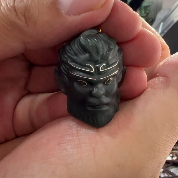 颈饰银S925镶嵌和田玉