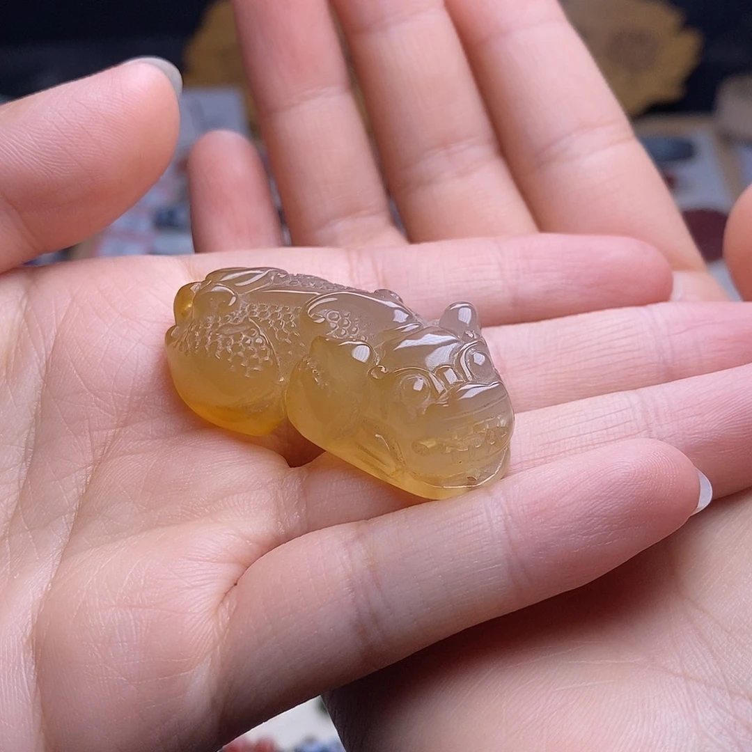 未镶嵌颈饰玛瑙/玉髓銭*