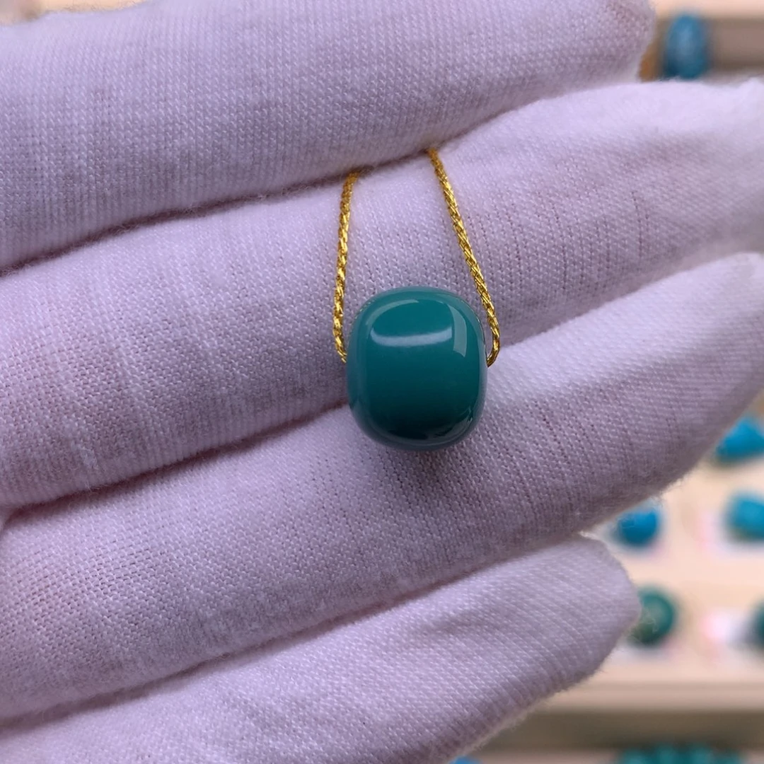 未镶嵌绿松石珠宝奇石11.6*9.8