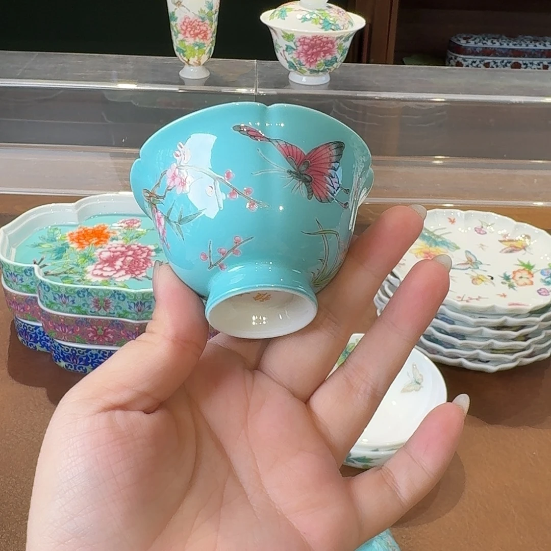 珐琅彩主人杯茶具系列