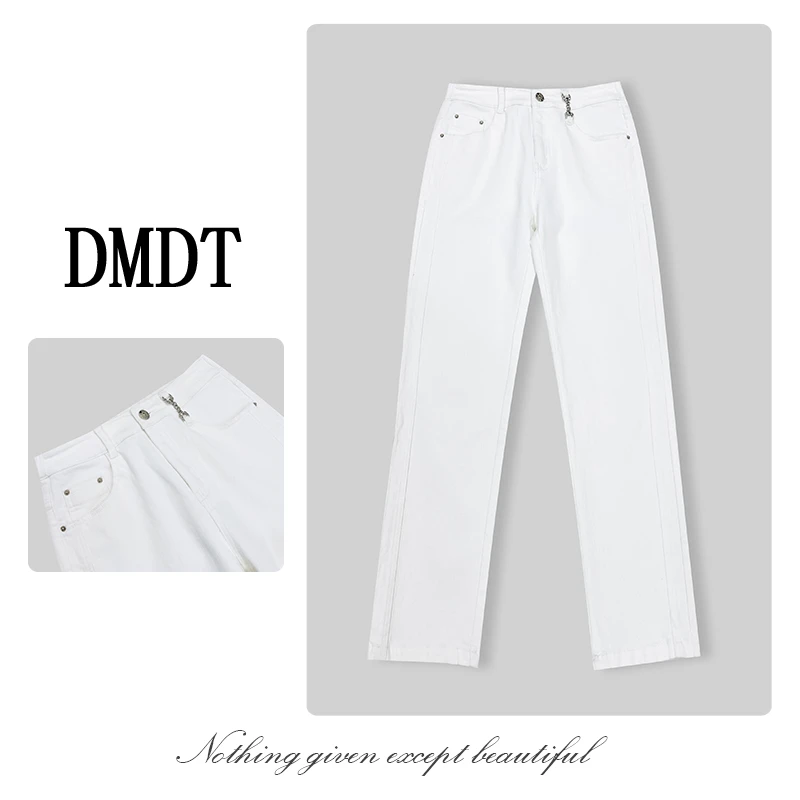 【DMDT潮牌】2025新品 “自由向风”显腿长半松紧腰女牛仔裤A1817