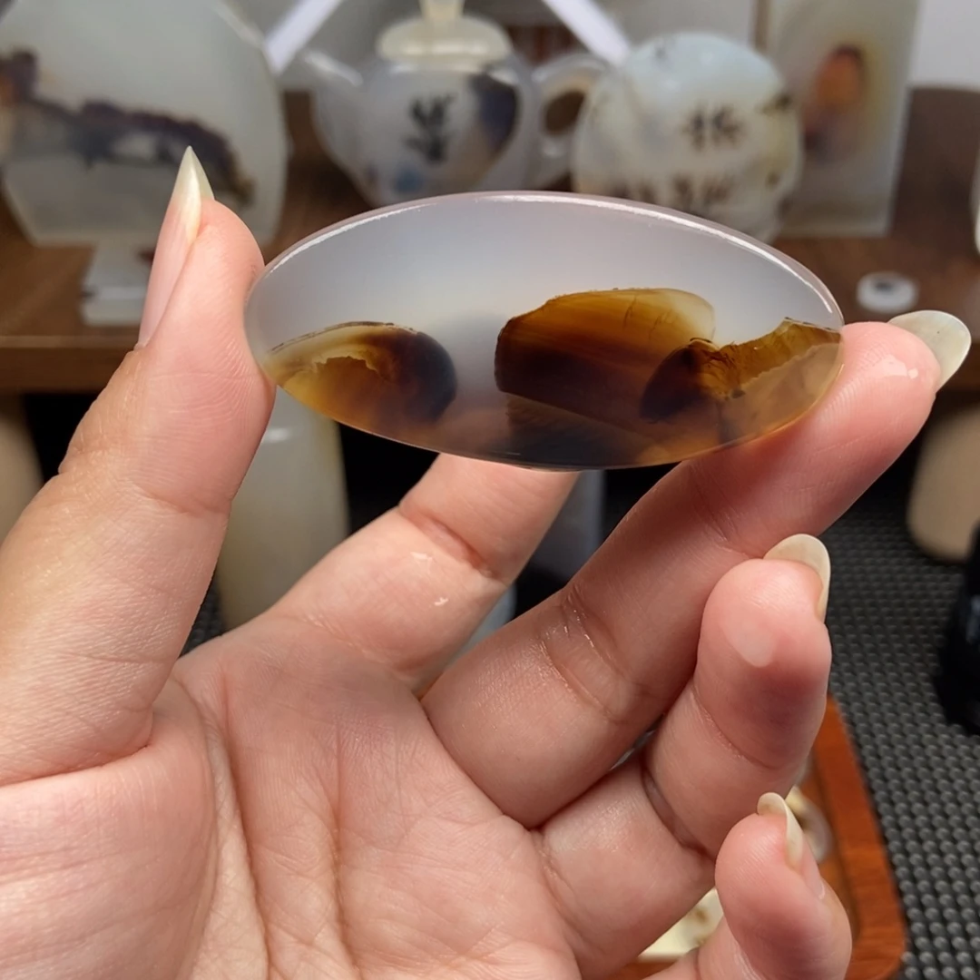 玛瑙/玉髓吊坠(不含链)未镶嵌