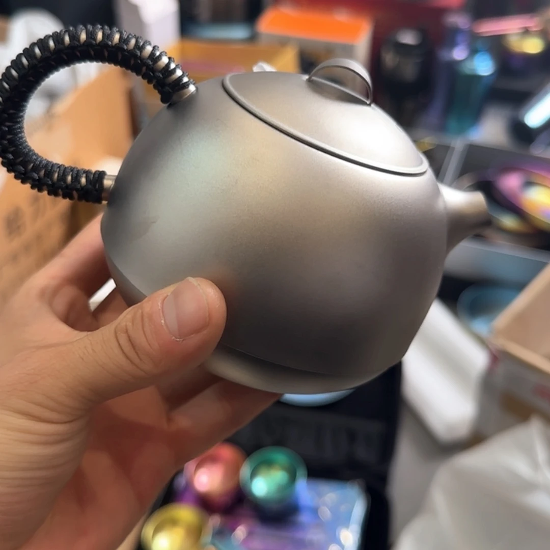 纯钛西施壶一个哑光