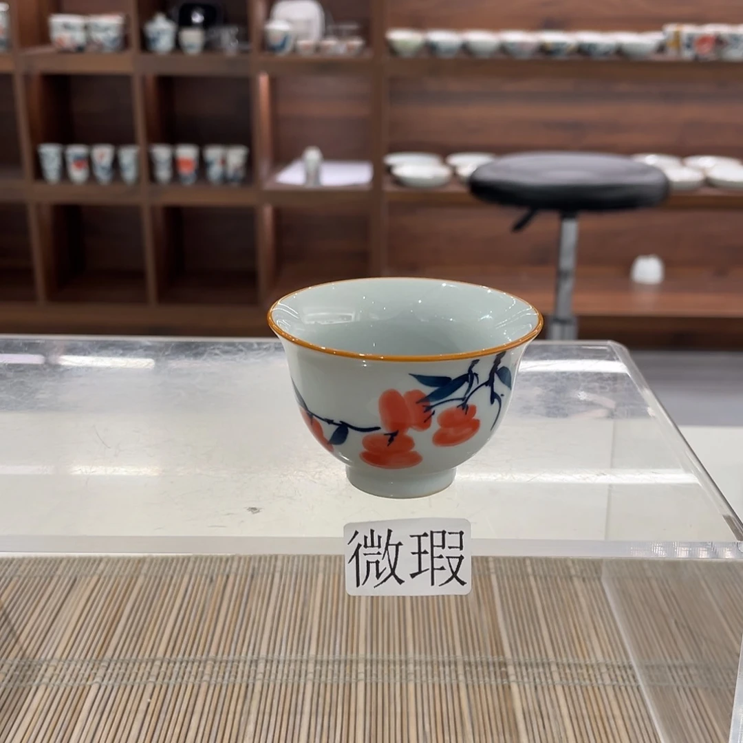 微瑕釉下彩纯手绘