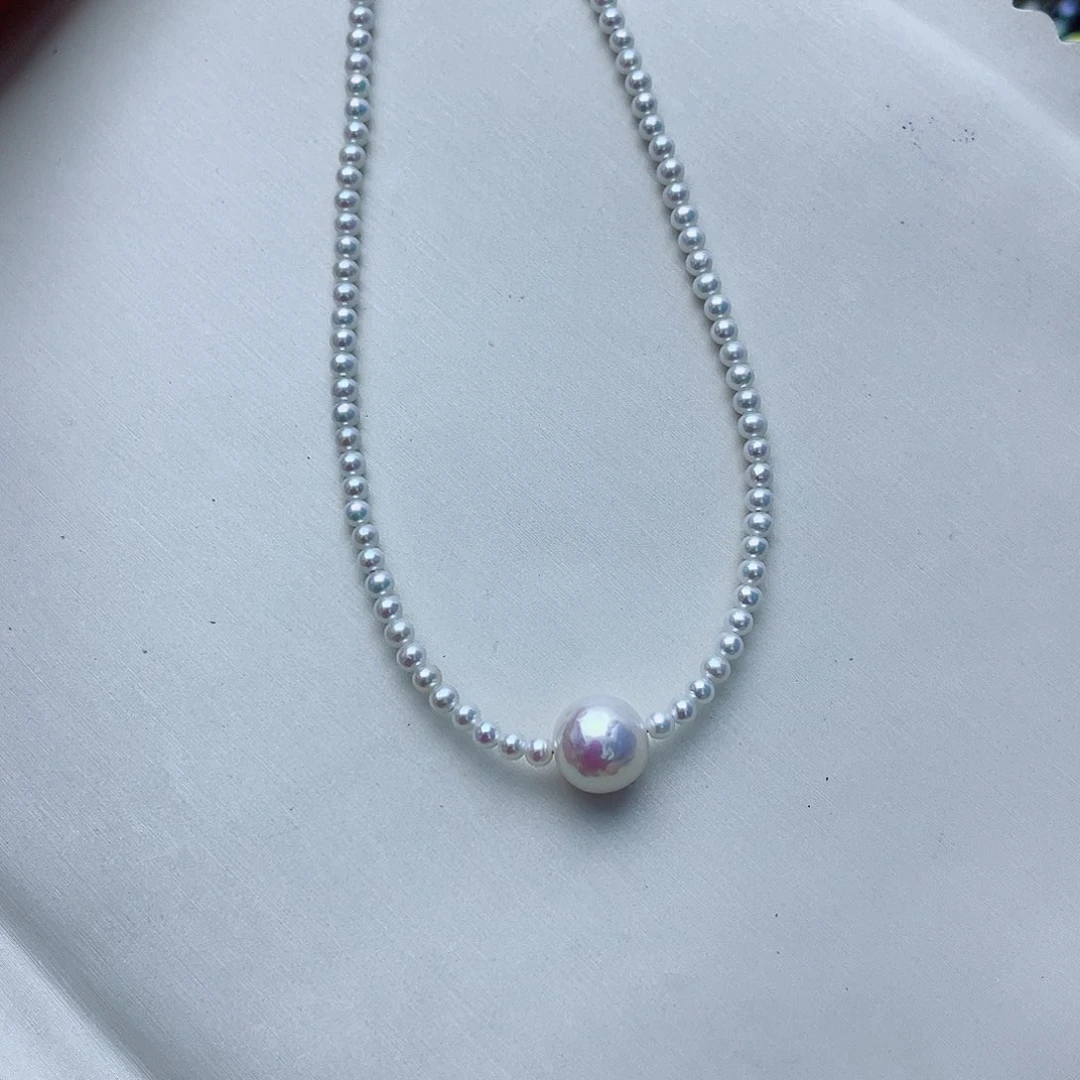 颈饰未镶嵌淡水珍珠w8