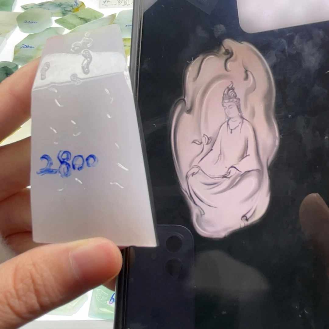 定制翡翠未镶嵌包工