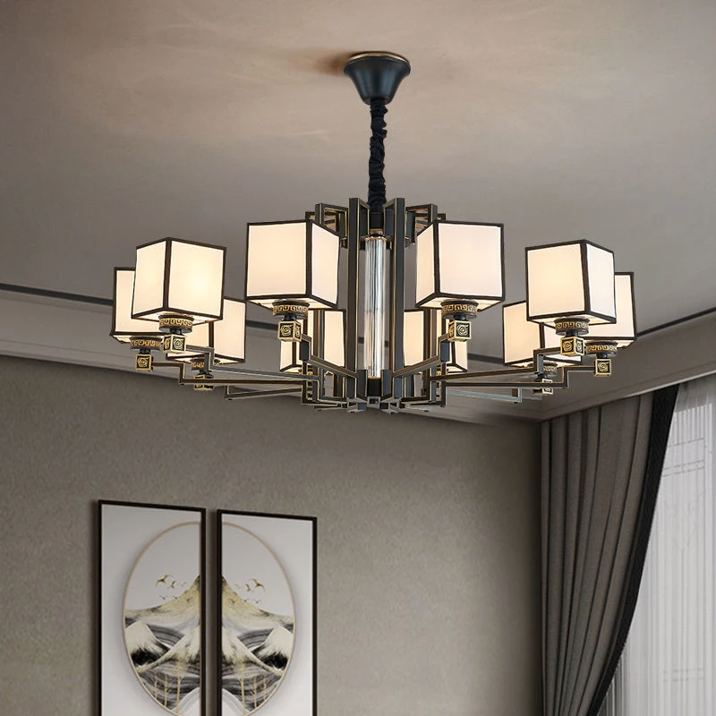 2025新款现代新中式吊灯客厅灯现代简约家用大气卧室餐厅灯复古禅