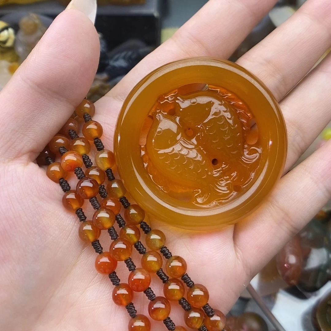 玛瑙/玉髓未镶嵌颈饰