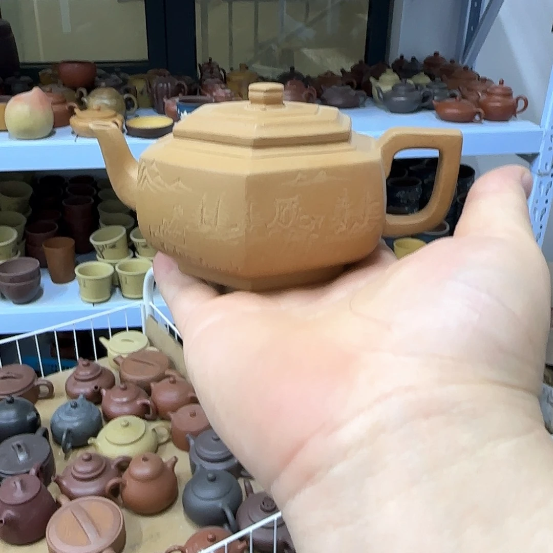 茶壶紫砂宜兴紫砂壶瑕疵处理