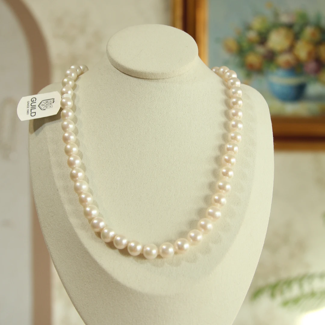 T 【白月光】天然无核大珍珠项链8-10mm 四星西子带吉尔德大证发货