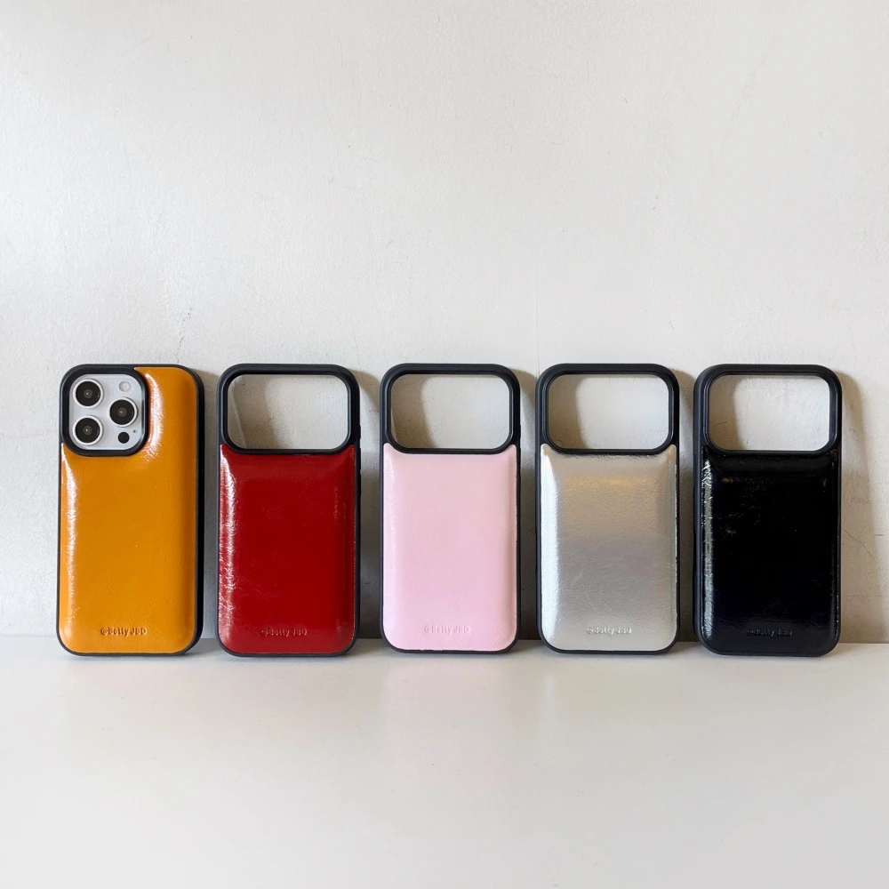 面包壳纯色环保皮手机壳适用苹果17/16PROMAX泡芙壳iPhone15/14P