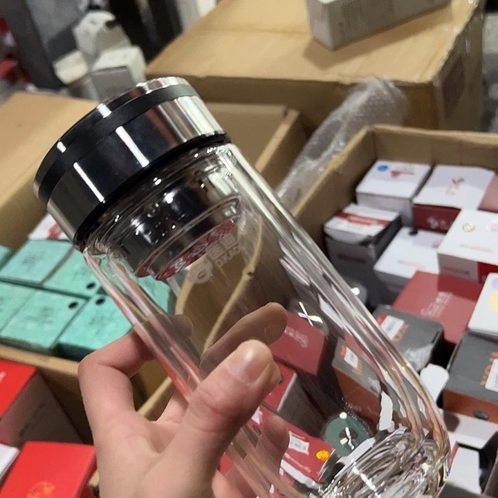 匡迪 440ml 玻璃杯  鹅蛋杯黑