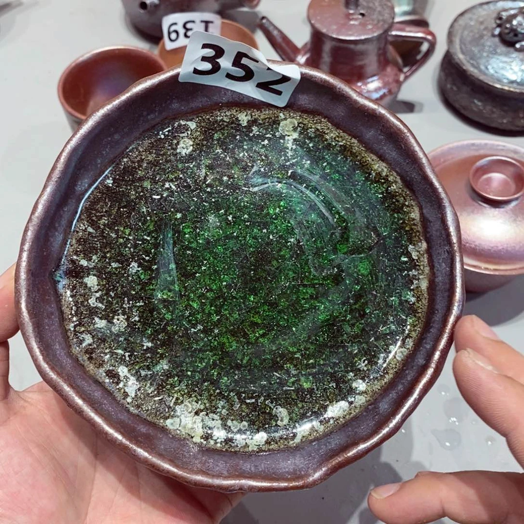 心*，柴烧茶具陶瓷杯子